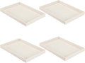 Quelay Stackable Jewelry Tray Jewelry Organizer Tray Showcase Display Empty Plate Bracelet Ring Earring Organizer