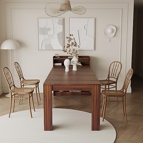 Transformer Table, Expandable Dining Table for 2-9 People, Folding Console Ta...
