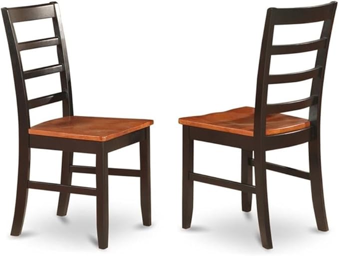 East West Furniture LGPF9-BCH-W 9 Piece Modern Dining Table Set Includes a Re...