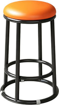 22in, 26in, 30in, Bar Stools, Round Counter Stools, Commercial Chair, Office Desk Guest Chair, Easy Assembly, for Bar, Kitchen, Dining Room(Yellow,55cm/22in)