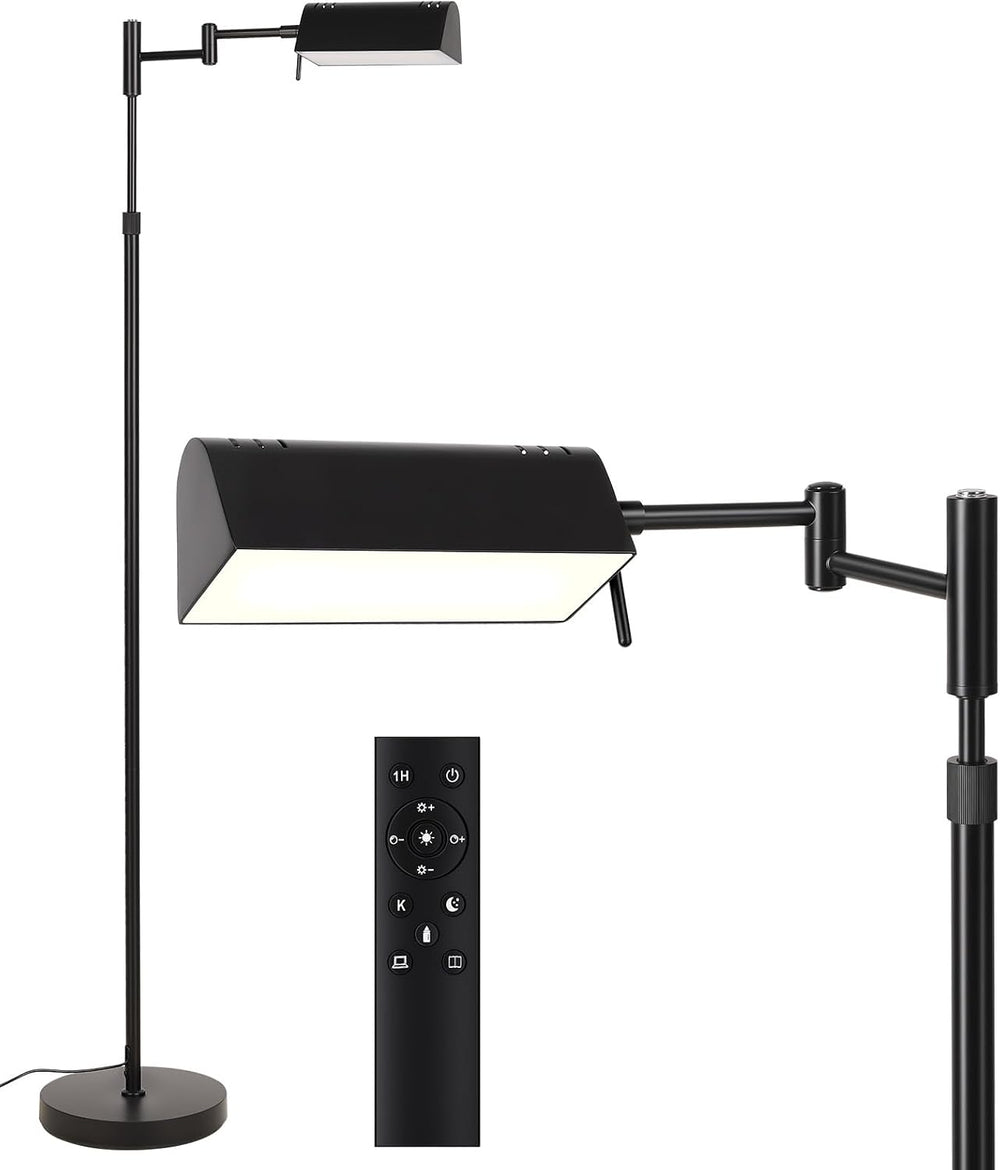 SUNMORY Dimmable LED Pharmacy Floor Lamps, 16W/1500LM Bright Reading Lamp