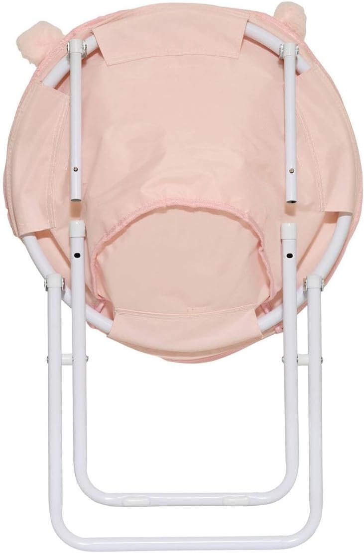 Atmosphera Children's Unicorn Chair in Light Pink Fabric H 50 cm