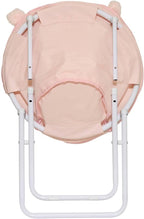 Atmosphera Children's Unicorn Chair in Light Pink Fabric H 50 cm