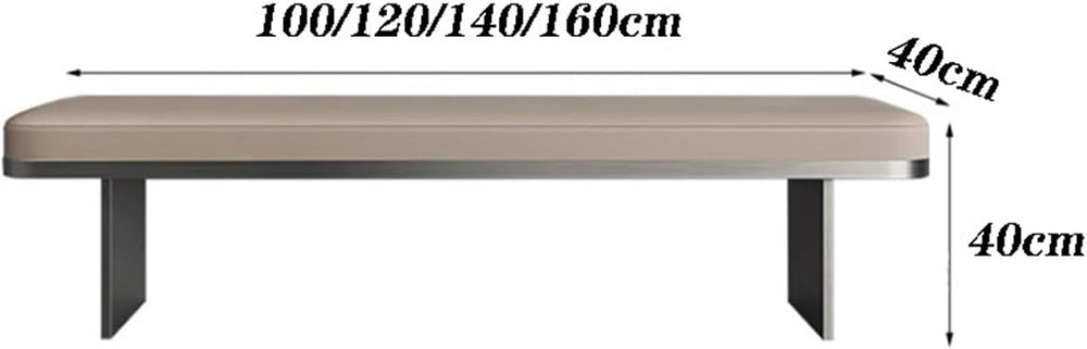 Modern Stainless Steel Footstool Household Sofa Bedside Stool Dining Chair Hi...