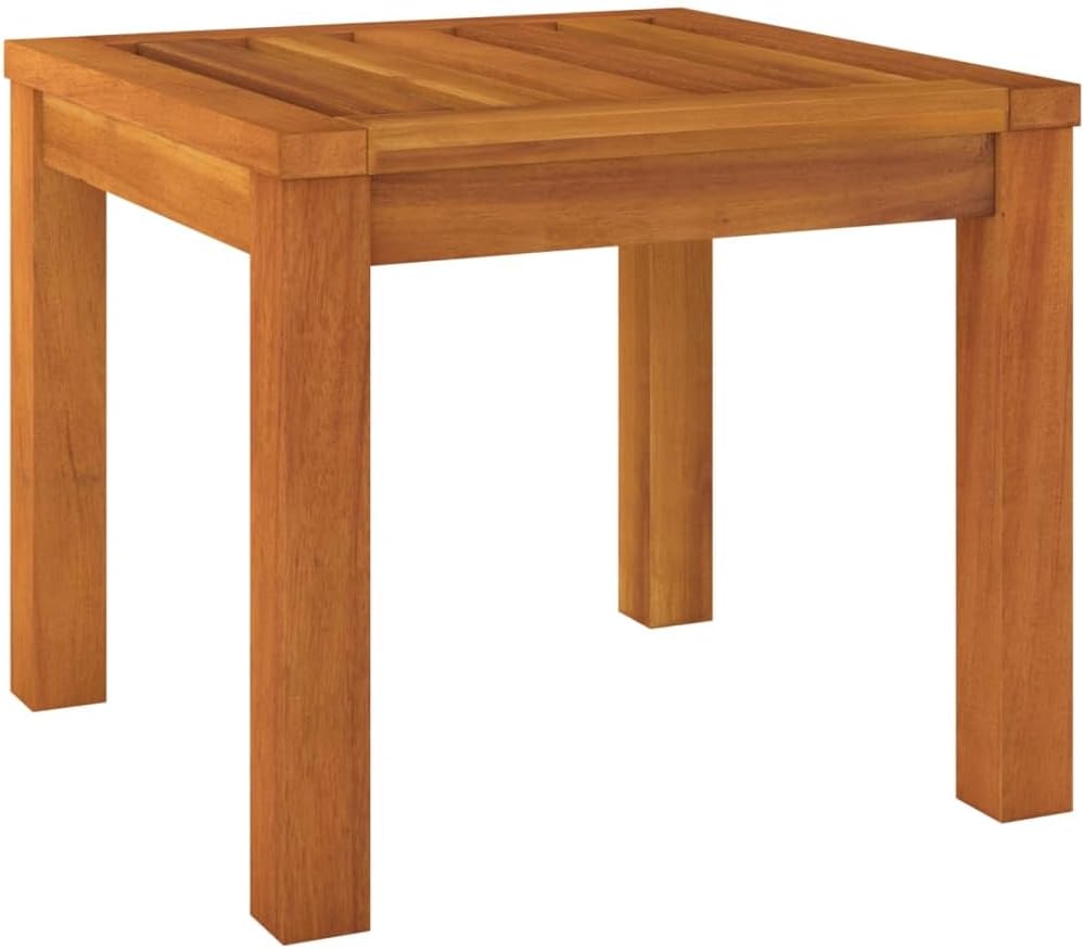 Patio Stools with Cushions 2 pcs 15.7"x15.7"x16.5" Solid Acaci...