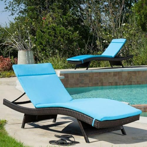 52005.00CUSH-CAR (2PCS) Salem Outdoor Chaise Lounge Cushion (Without Chaise L...