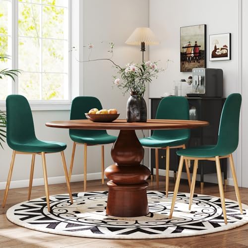 Artist hand Mid‑Century Modern Dining Chairs, Set of 4