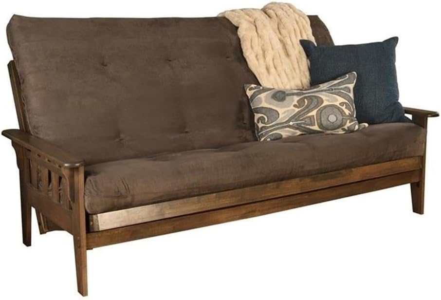 Kodiak Furniture Tucson 87" Queen Futon with Fabric Mattress, Queen-Size...