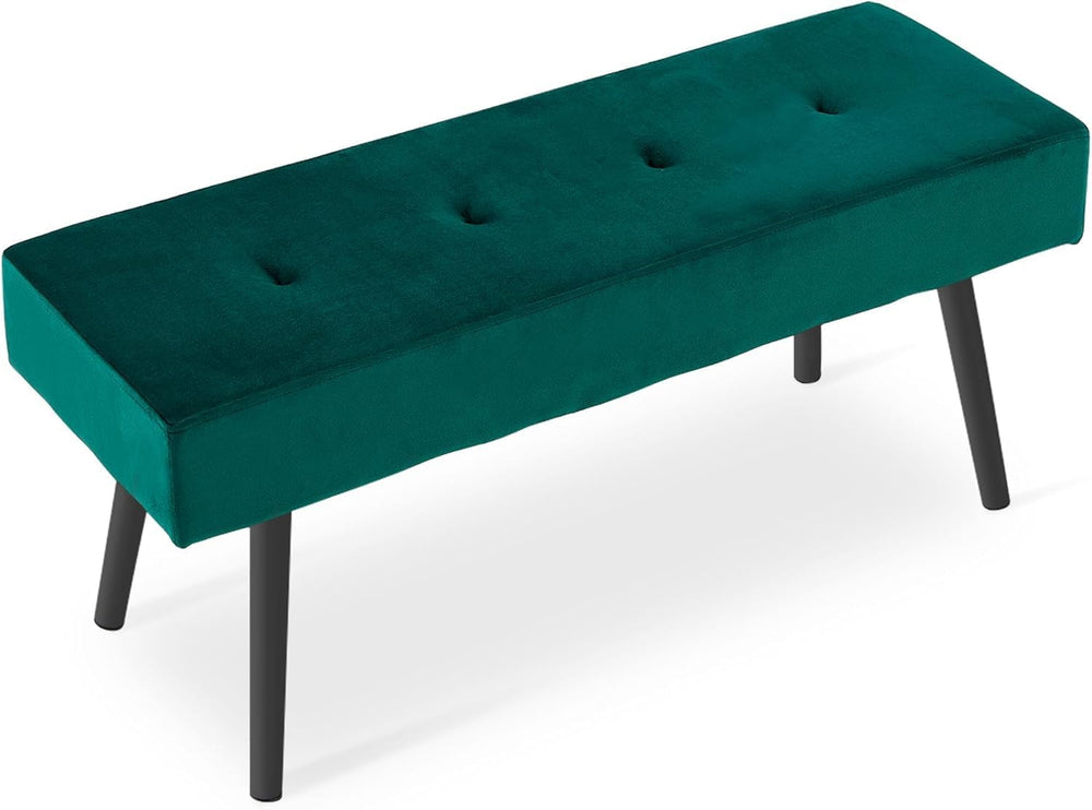 Entryway Bench - 40" Bench for Bedroom, Modern Ottoman End of Bed, Uphol...