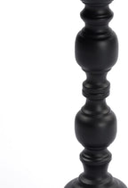 Simple Trending Small Side Table, Round Drink Table End Table Black | Modern round metal drink table with weighted upgraded base. Perfect for living room, bedroom and compact small indoor spaces