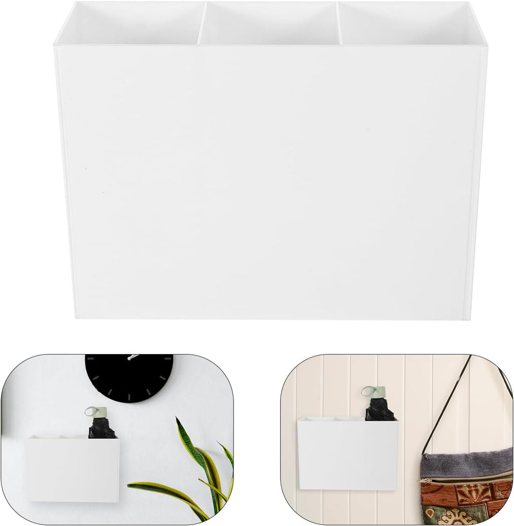 Wall Mounted Umbrella Stand for Entryway Punch Free Design Space Saving Wall Holder