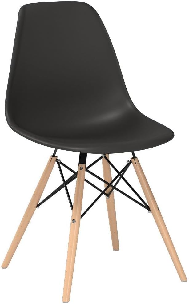 Furmax Modern Style Dining Chair Mid Century Modern DSW Chair, Shell Lounge P...