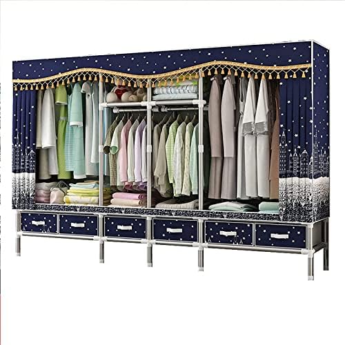 Portable Wardrobe Cloth Wardrobe Large Wardrobe,Simple Portable Wardrobe Mult...