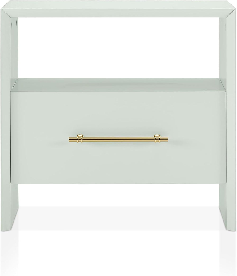 HOMES: Inside + Out Elle Modern 23-inch Rectangular End Table with Drawer and...