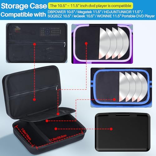 Lebakort Storage Case Compatible with YOTON 10.5'' / DBPOWER 11.5&quo...