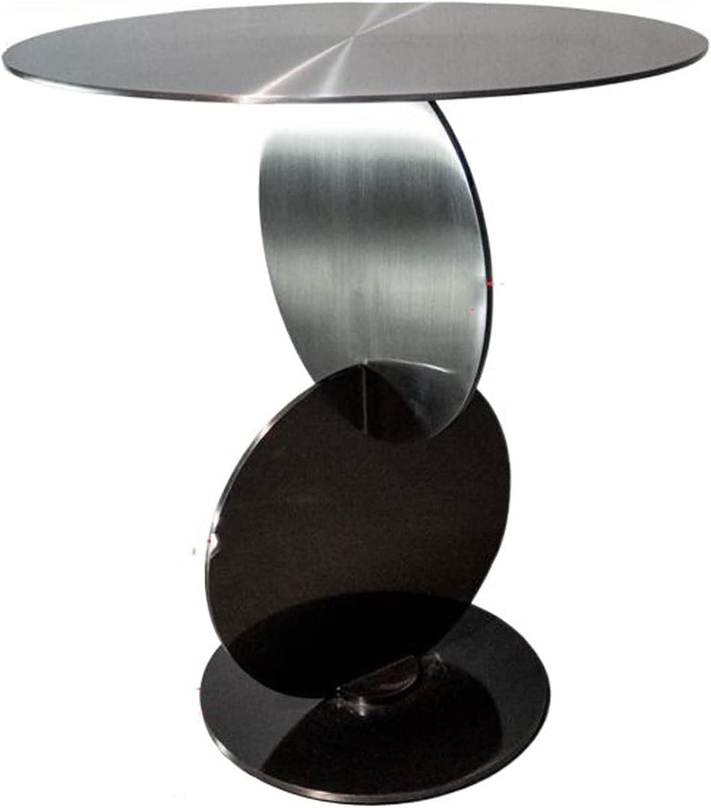 End Tables Small Round Side Table, Modern Metal End,Bedside Nightstand Coffee...