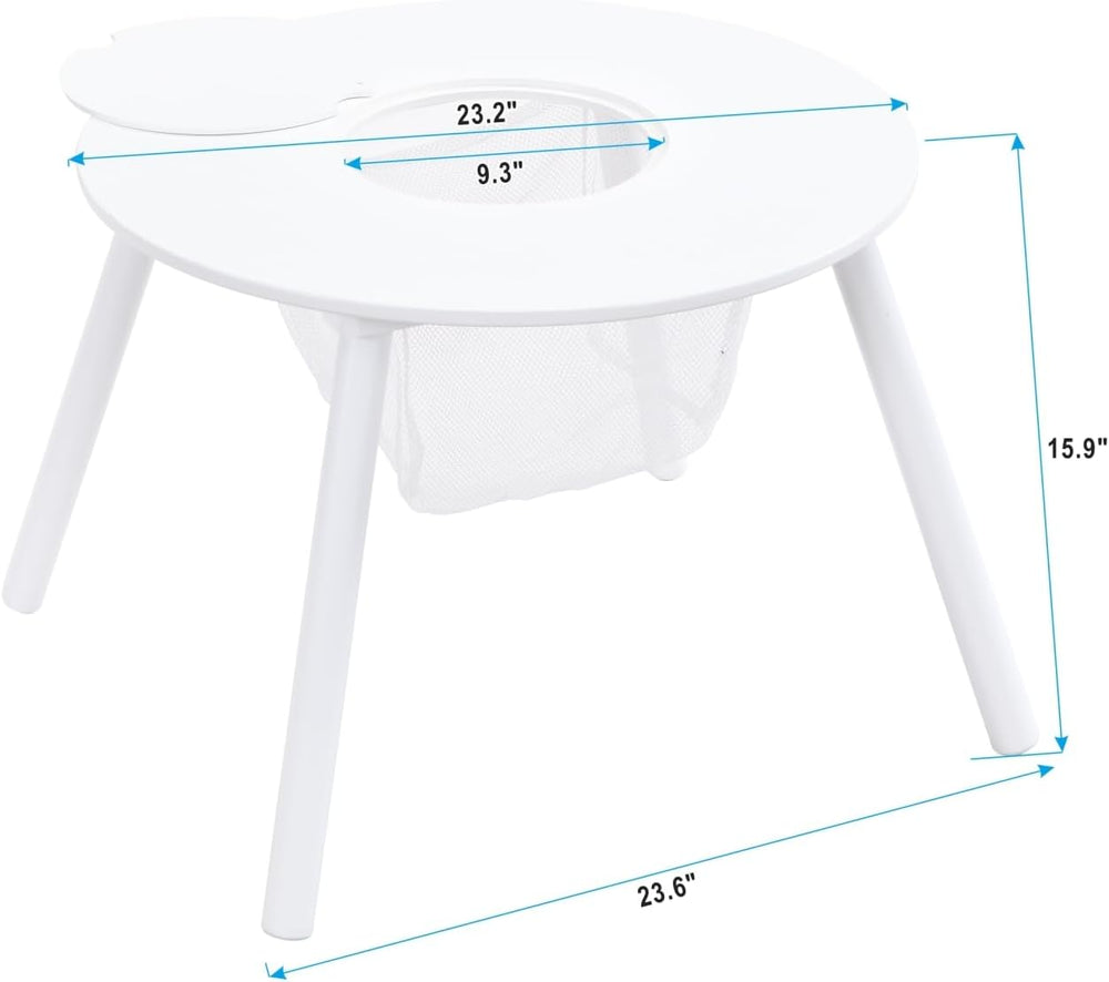 Panel Table with 4 Chairs