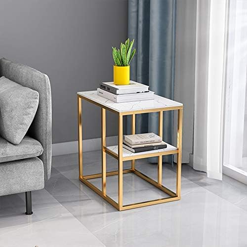 Telephone Table, Sofa Side Table Telephone Table Corner Table 2 Tier Storage ...