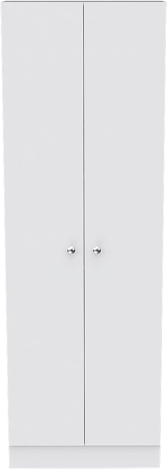 Multistorage Pantry Cabinet,Five Shelves,Double Door Cabinet for Kitchen,Laun...