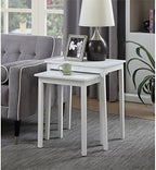Convenience Concepts American Heritage Nesting End Tables, White