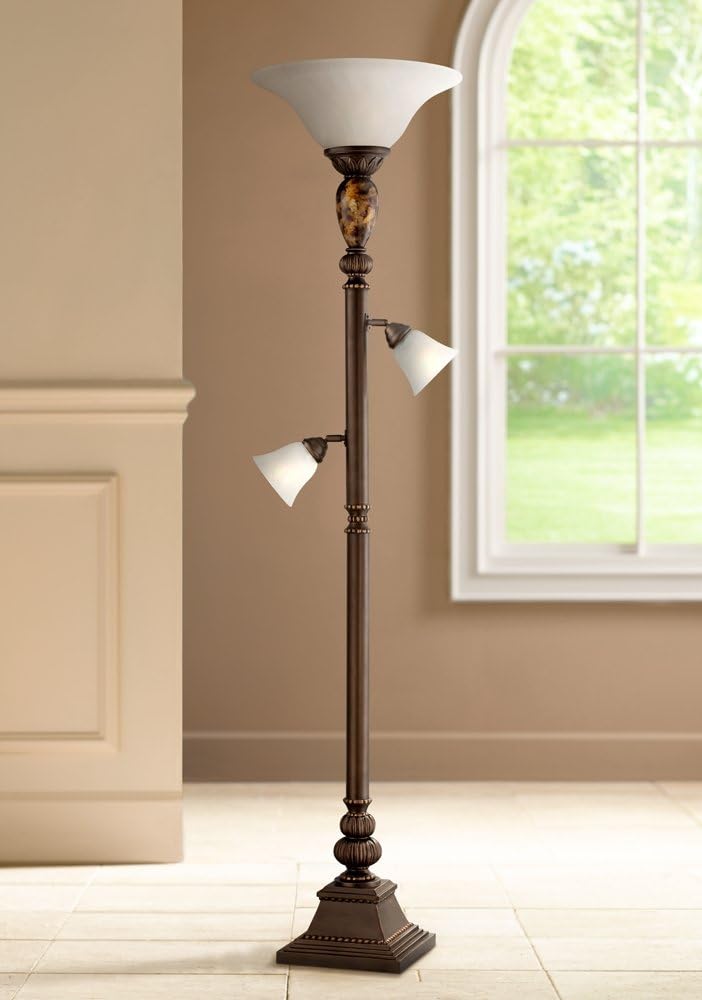 Regency Hill Mulholland 72" Tall HIgh Tree Torchiere Floor Lamp