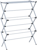 Honey-Can-Do Oversize Collapsible Metal Clothes Drying Rack, Grey