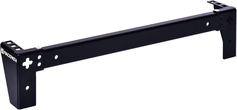RackPath 1U Vertical Wall Mount Rack - Heavy Duty 125lbs Capacity Vertical Mo...