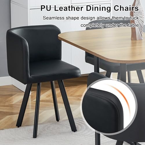 7-Piece Dining Table Set for 6,Modern Dining Room Table Set for 6 with Cushio...