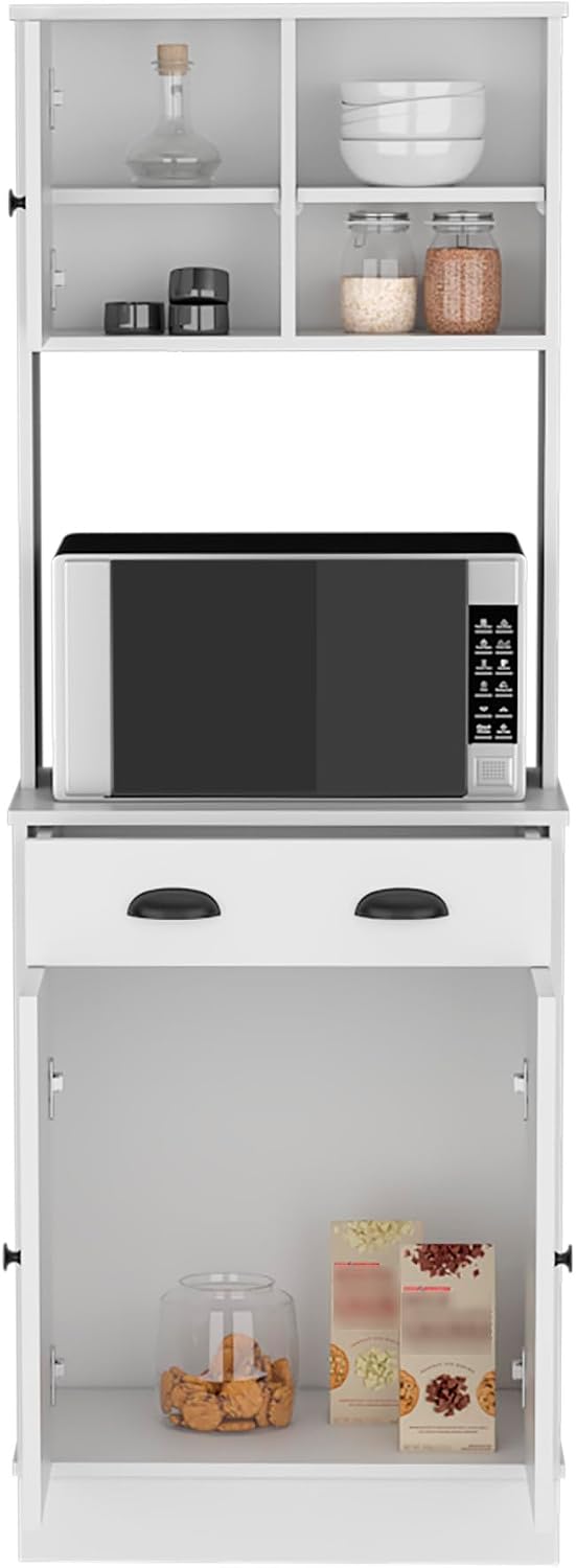Albany Kitchen Pantry with 3-Doors Cabinet and Drawer