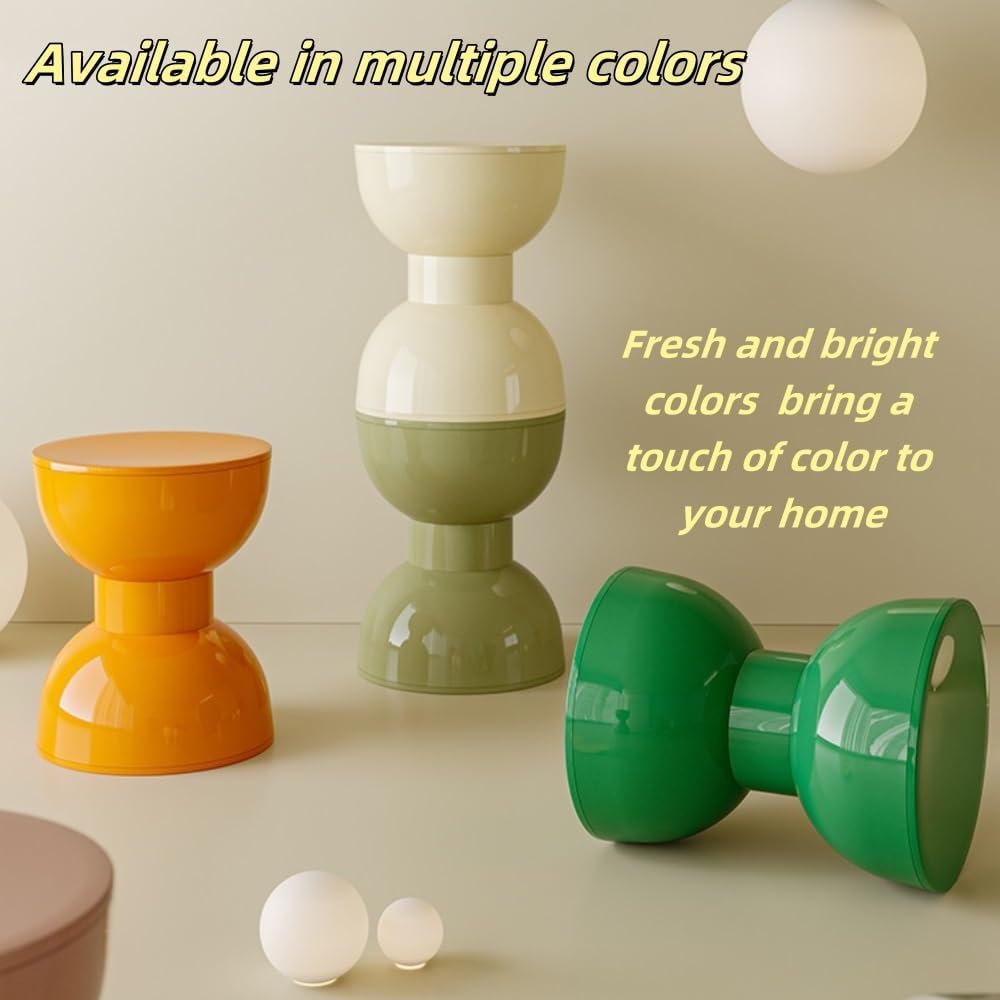 Nightstand Bedside Table Side End Table Playful Hourglass Sleek and Practical...