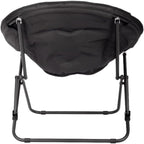 Saucer Chair for Kids and Teens in Black Color (Black)
