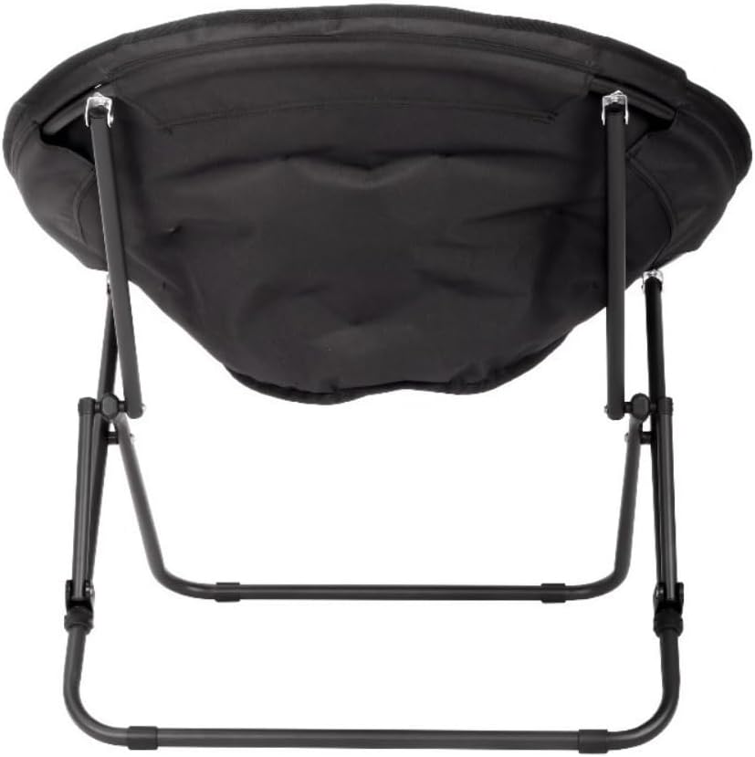 Saucer Chair for Kids and Teens in Black Color (Black)