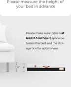 StorageWorks Large Under Bed Storage Containers with Handles and Label Holder, 2 Pack Ultra-thick Fabric Underbed Bins, Closet Organizer for Clothes, Blankets, Sweater