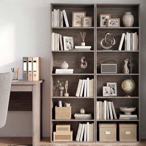 Tangkula 6-Tier Bookcase, 70” Tall Freestanding Bookshelf with 6 Open Shelves...