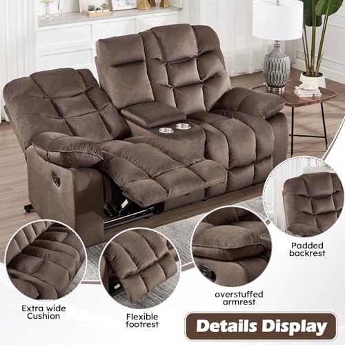 HAOMARKETS 3 Pieces Recliner Sofa Furniture Set, Include 2 Power Recliner Cha...