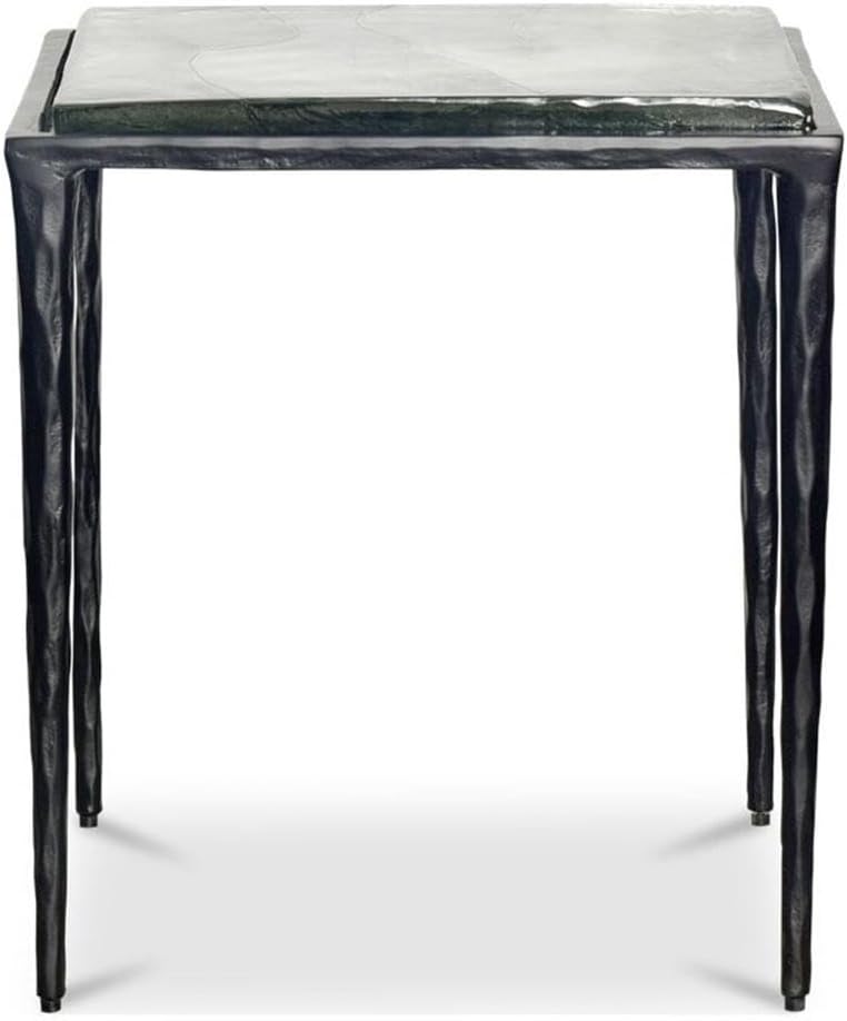 Moe's Home Collection Mari Side Table Metal Clear