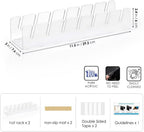 OAPRIRE Hat Stand for Baseball Caps Display and Organizer, No Install Acrylic Hat Organizer 2 Pack Holds 14 Baseball Caps for Closet, Bedroom, Dresser (Frosted Clear)