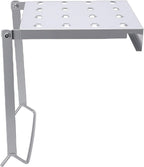 Ladder Platform Iron Folding Ladder Work Stand with Multi Purpose Shelf 330 Lb Capacity Foldable Work Platform Extension for Home Office Workshop Storage and Tasks (Iron)