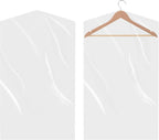 60-Pack Dry Cleaning Bags for Clothes 40-Inch Long - Clear Plastic Garment Bags for Hanging Clothes, Dry Cleaner Plastic Clothing Cover for Suits, Coat, Shirt, & Pants