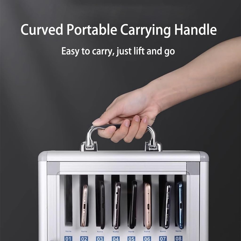 Wall-Mounted Mobile Phone Storage Cabinet with 12-60 Secure Compartments for Classrooms & Offices Perfect for Exam nization Efficient Storage & Device Management Solutions.