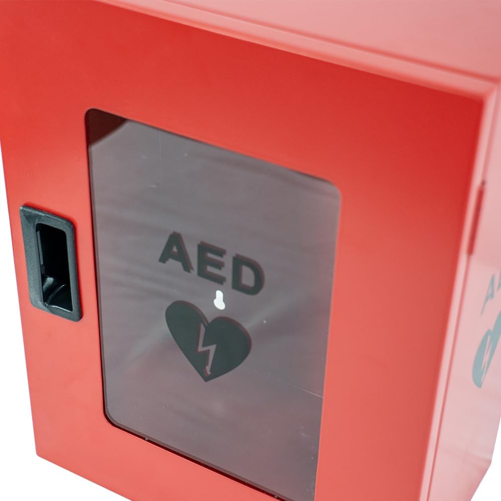 ISOP AED Defibrillator Storage Cabinet | Wall Mounted First Aid Box | Univers...