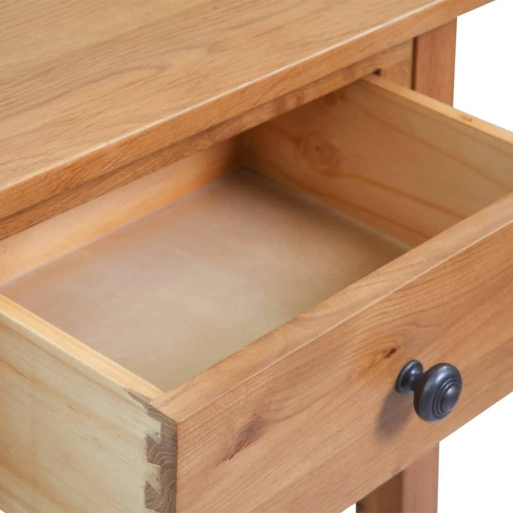 Console Table, Solid Oak Wood, 29.5 Tall, Ample Storage, Perfect for Living R...
