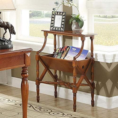 Telephone Table, Solid Magazine Rack/Sofa Side End Table,Living Room Newspape...