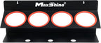 Maxshine Universal 4 Pack Spray Bottle Holder (16oz/34oz) - Holds 7 IK Trigger Sprayers with 3 Small Holes, Sturdy & Lightweight Wall-Mounted Organizer for Detailing Accessories, Easy to Install