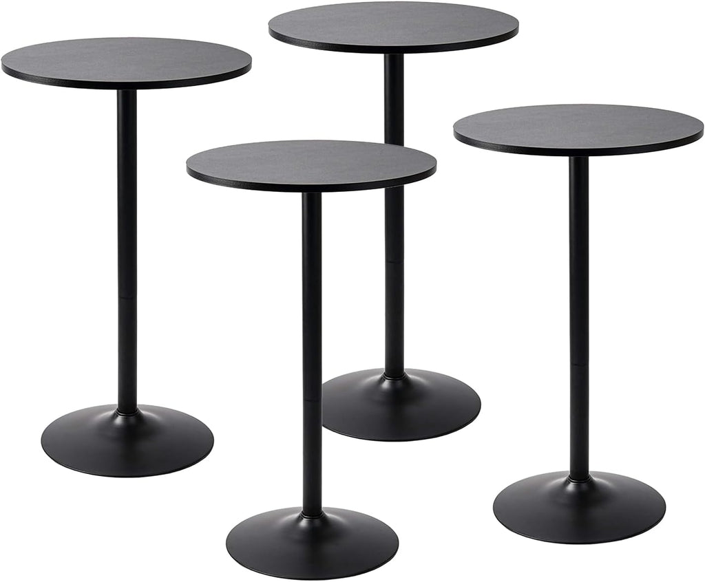 Pearington Pub Table, Jet Black, 4pk