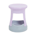ECR4Kids Active Storage Wobble Stool, 18in Seat Height, Childrens Furniture, Light Purple/Light Grey