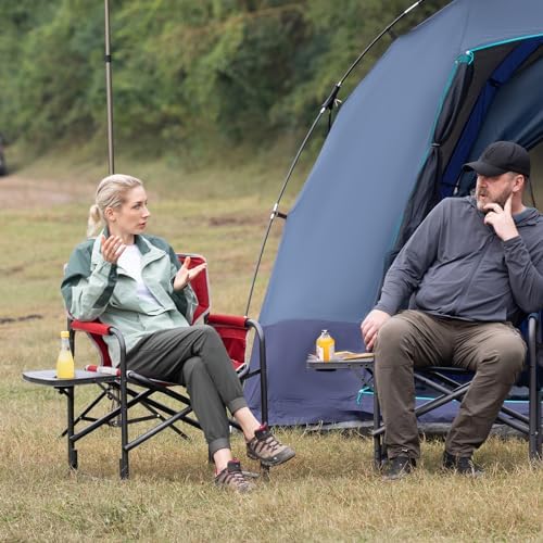 TIMBER RIDGE Aluminum Oversized Camping Chair, Support 400lbs