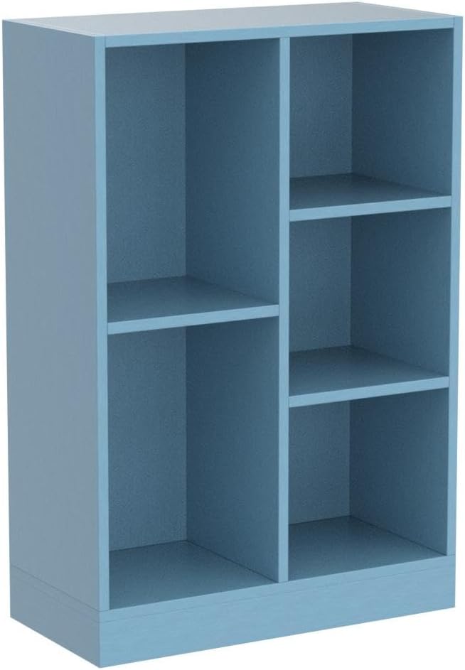 IOTXY Open Shelf Low Bookcase - Wooden 3-Tier Floor Standing Display Cabinet ...