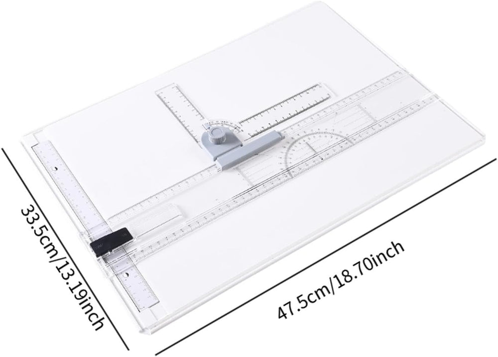 A3 Drafting Table Graphic Sketch Board Parallel Motion Measuring System Multi...