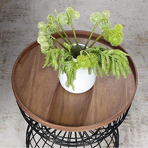 Telephone Table, Mobile Tray Sofa Side Table,Retro Solid Wood Telephone Desk,...